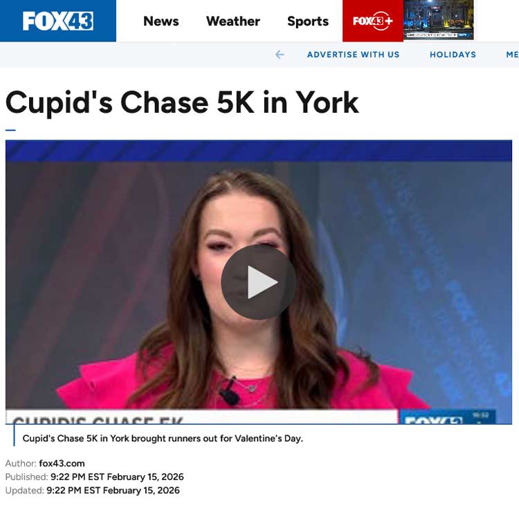 2026 Cupid's Chase 5K in York - fox43.com