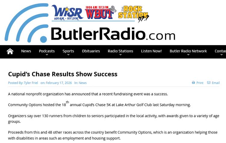 2026 Cupid’s Chase Results Show Success - butlerradio.com