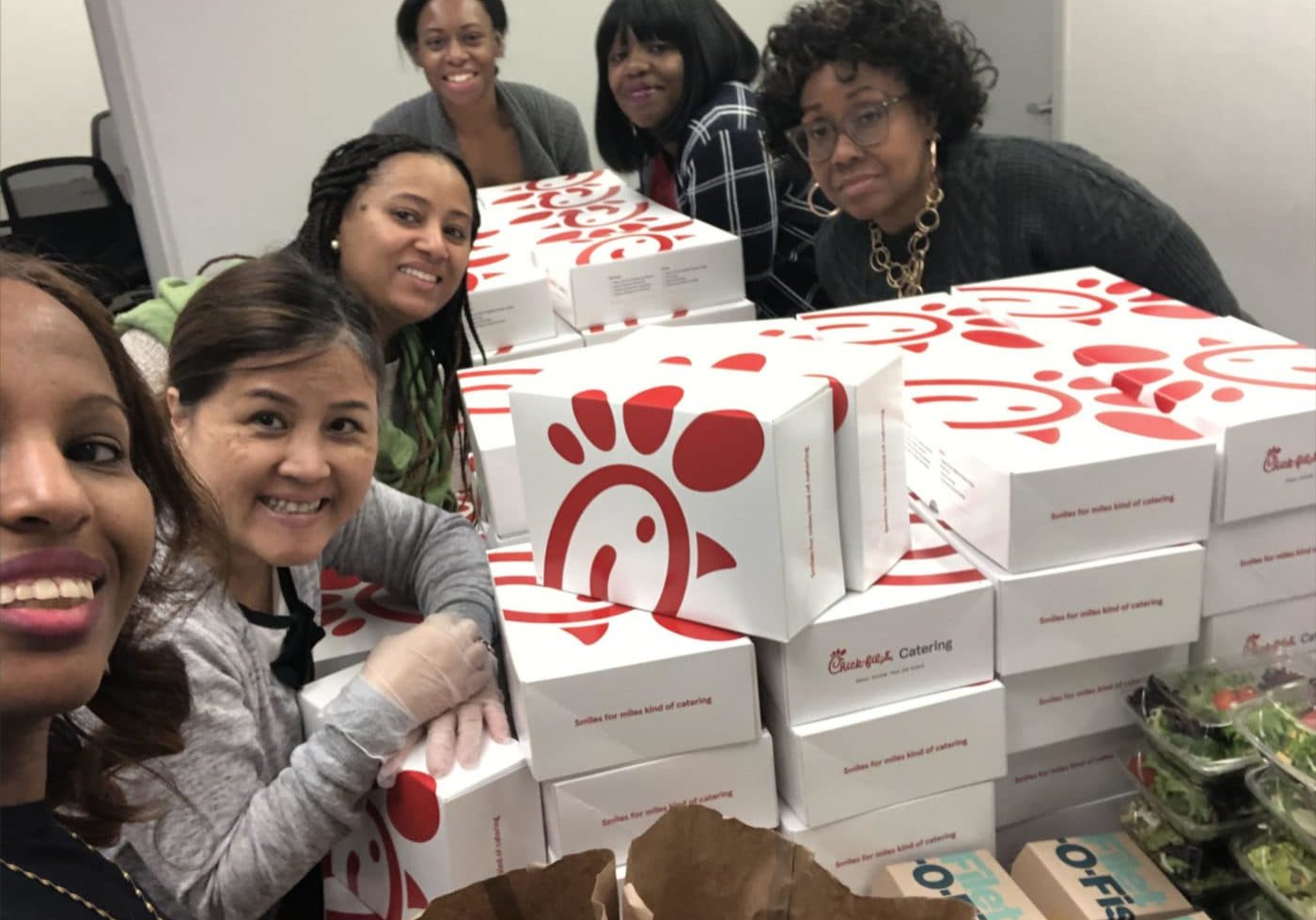 United Healthcare donated Chick Fila in Frederick, Maryland