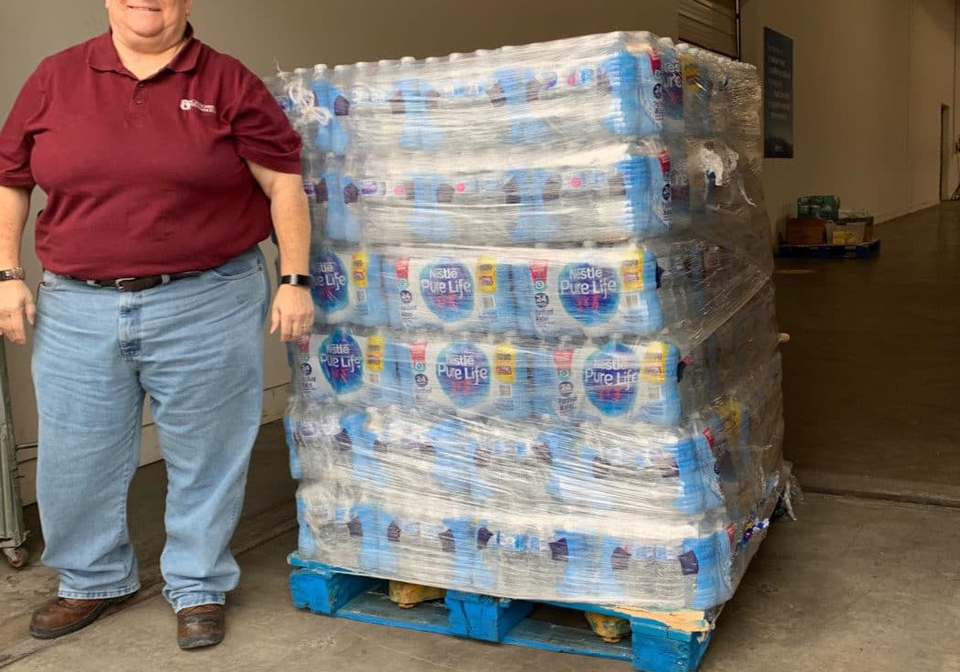 Children's Hunger Fund donated water in Dallas